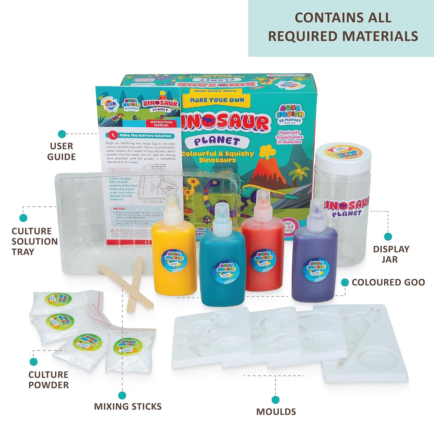 Aqua Squish Kit | Make 3D Colourful and Soft Squishy