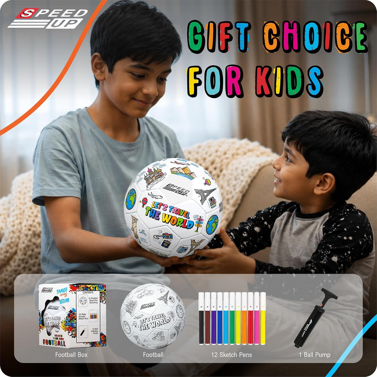SPEED-UP Paint Your Own Soccer Ball