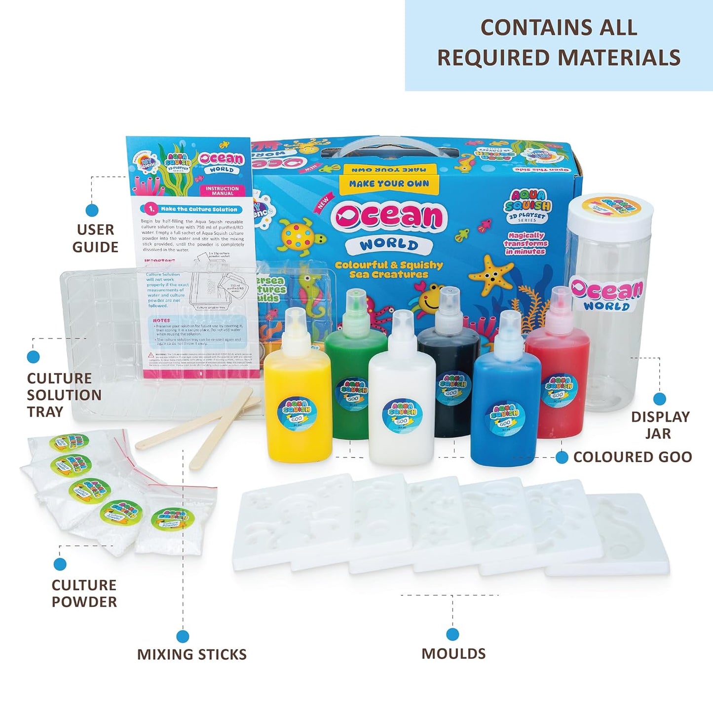 Aqua Squish Kit | Make 3D Colourful and Soft Squishy