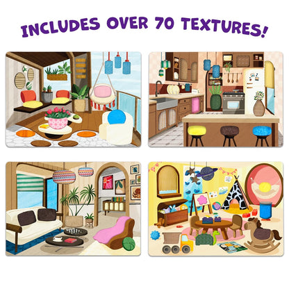 Skillmatics Fab Tabs – Sensory & Tactile Fabric Art & Craft Kit for Kids