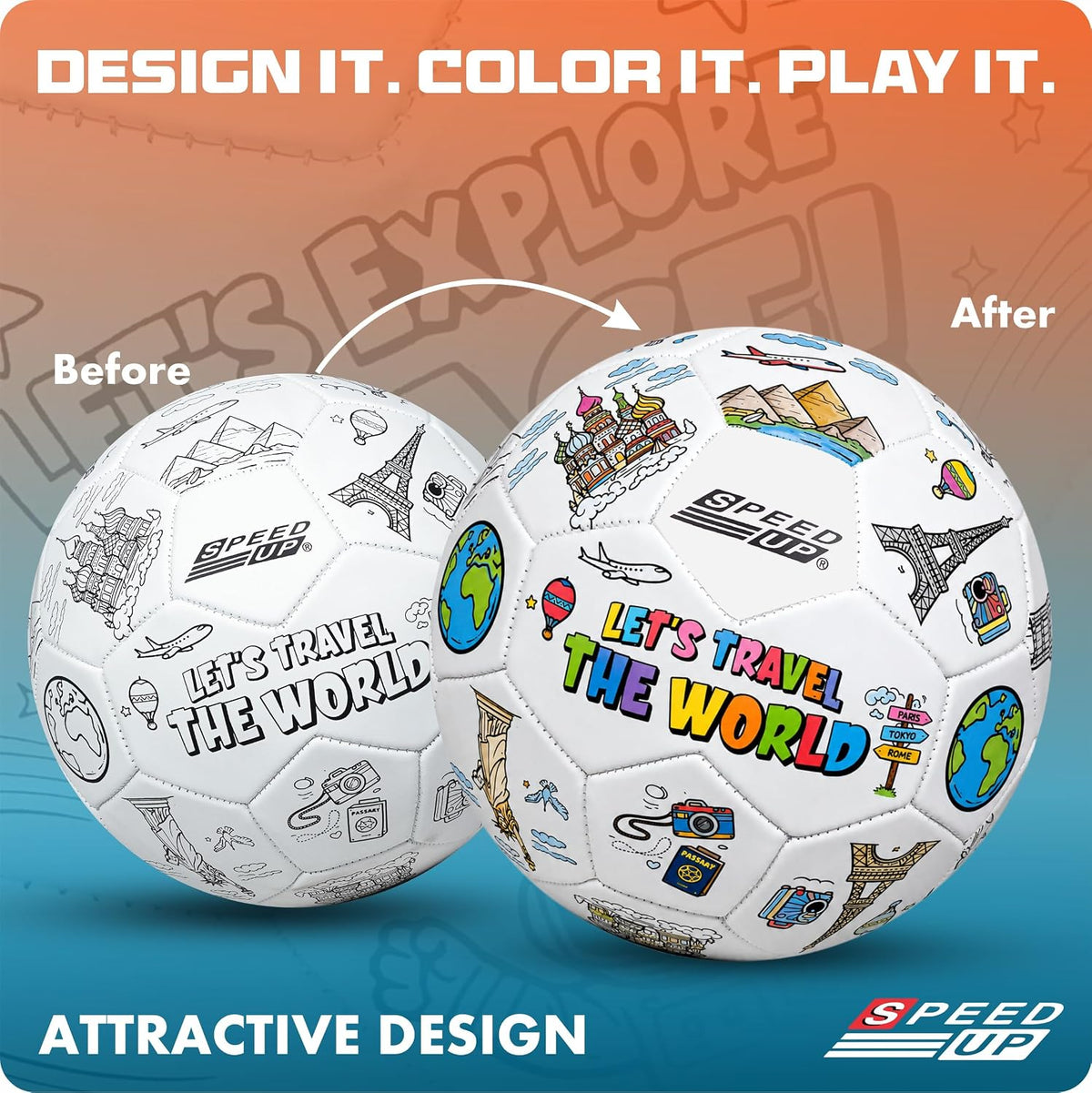 SPEED-UP Paint Your Own Soccer Ball