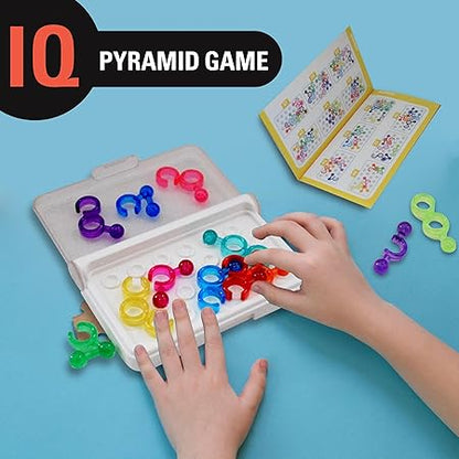SmartGames IQ Link 🧩 – STEM Travel Game for Kids & Adults | 120 Brain-Boosting Challenges 🧠 | Logic Puzzle for Ages 8+ | Compact, Educationa