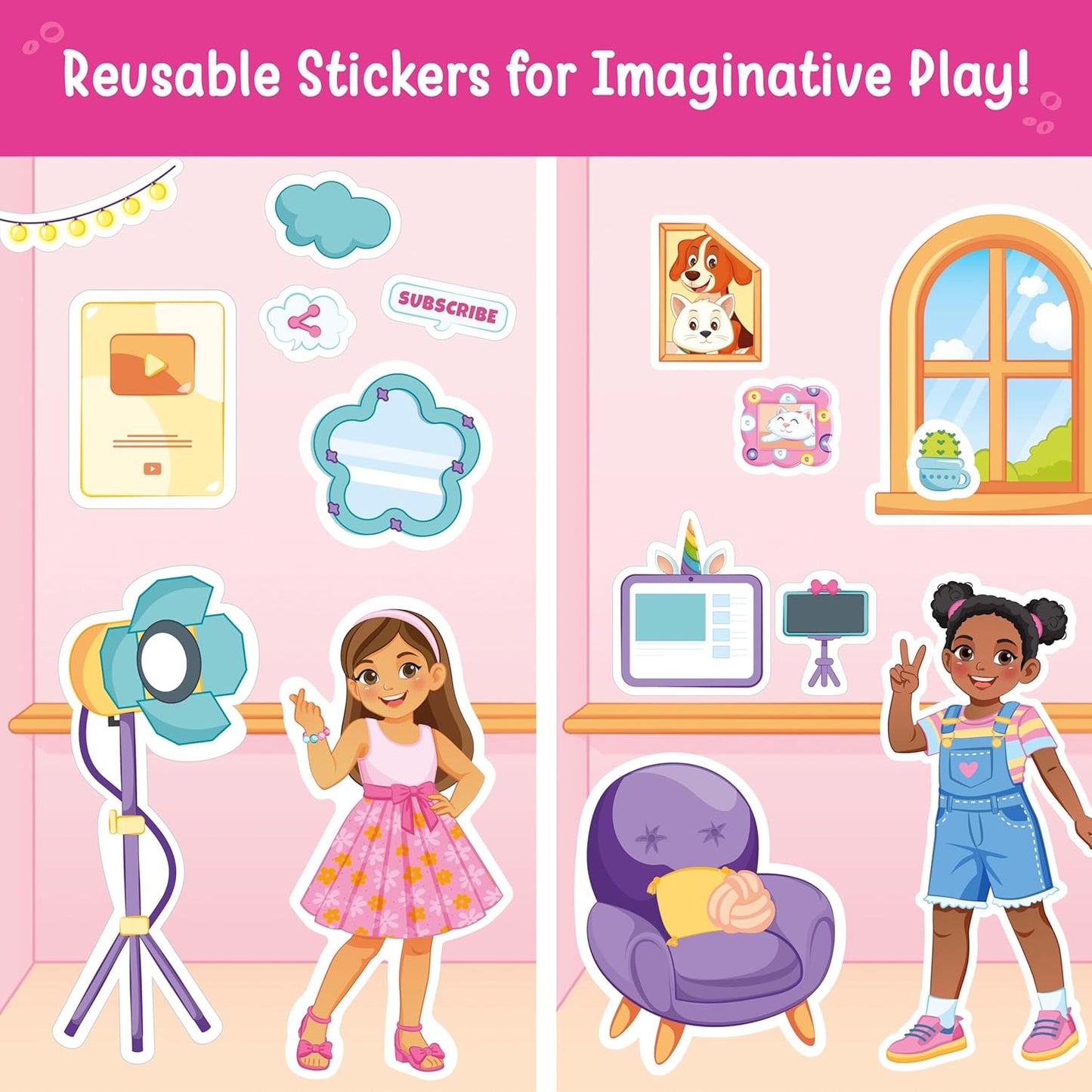 Imagimake My Dream House DIY Sticker Playset