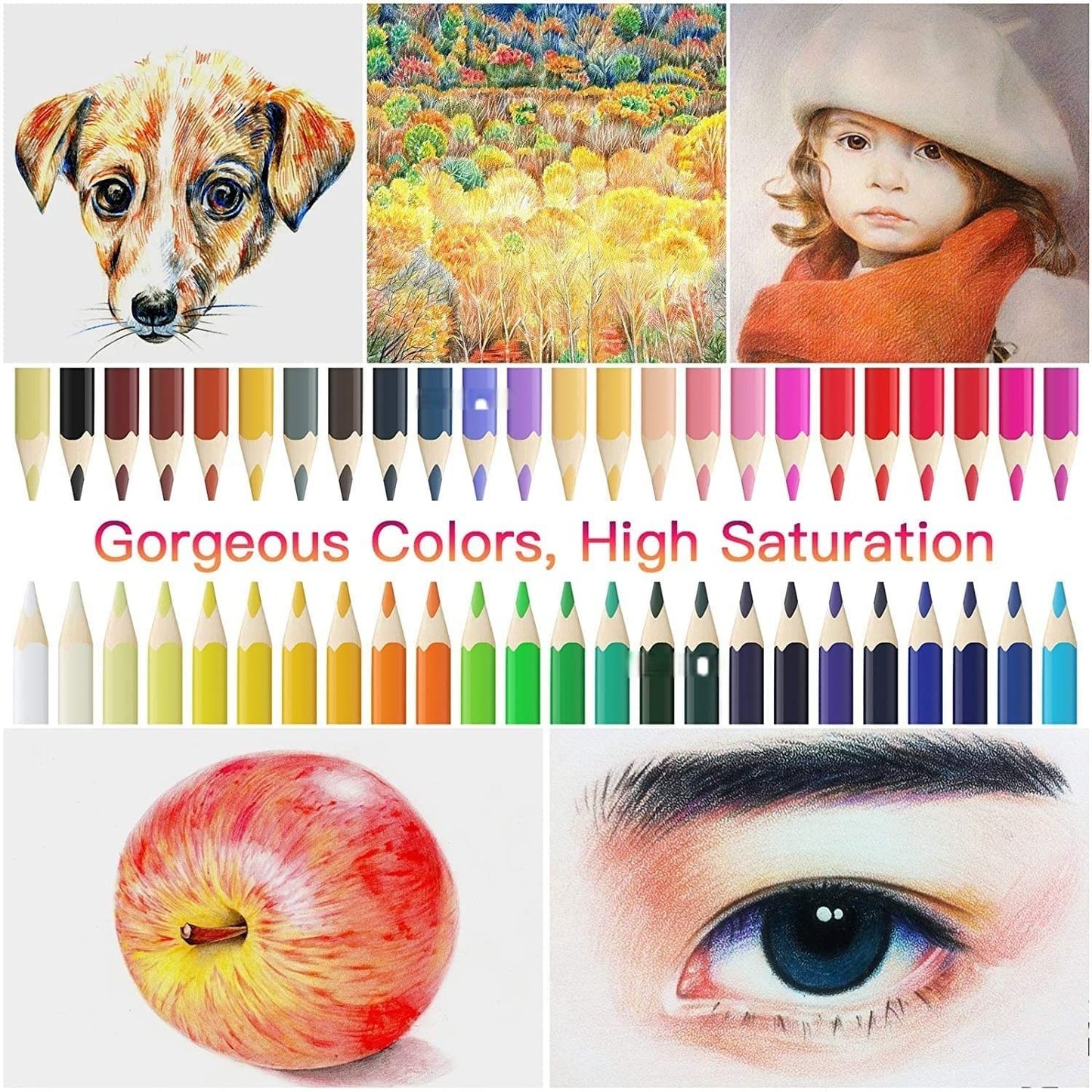 48 Pcs Colour Pencils