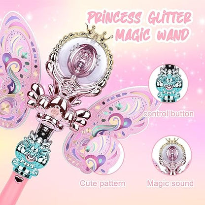 Rotating LED Light-Up Fairy Wand