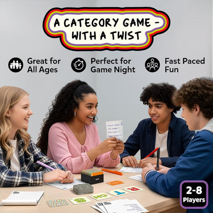 First to 5, Category Game with a Twist