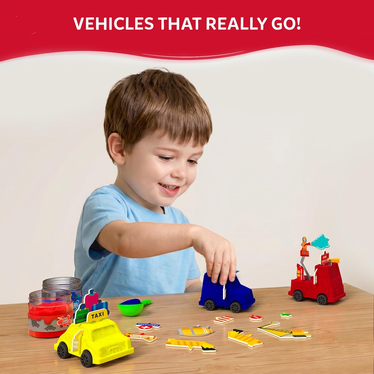 Skillmatics Sandeezy Pretend Play Cars, Trucks & More