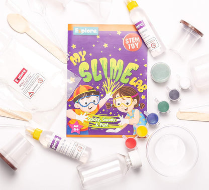 My Slime Lab (Learning & Educational DIY Activity Toy Kit)