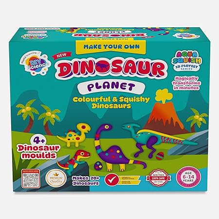 DIY – Make Your Own Colorful & Squishy Sea Creatures, Dinosaurs, Unicorns & More | 3D Moulding Science Activity for Kids (Ages 6-14)