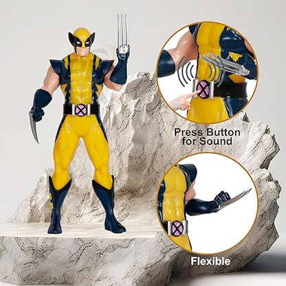Avengers  Action Figures with Light-Up Chest – Premium Hero Toys with Sound & LED Effect