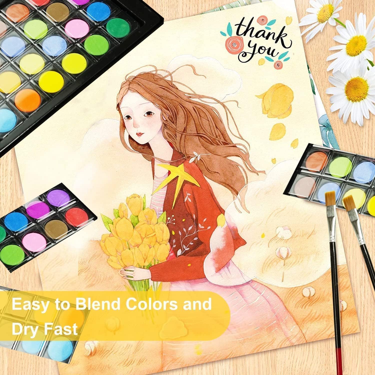 Kids Art Box –  Drawing & Painting Set with Case 🖍️🎨