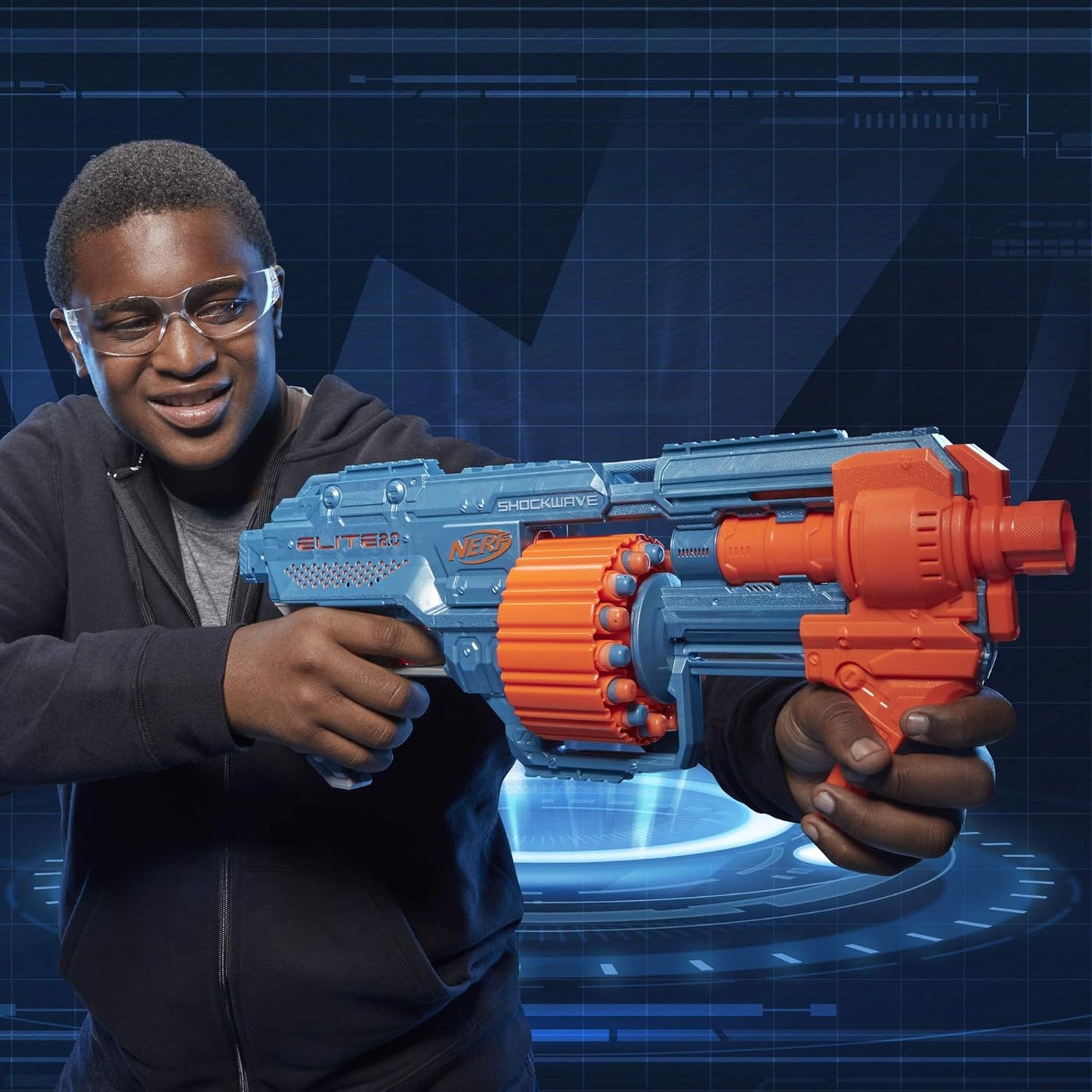 Nerf Elite 2.0 Shockwave Toy Blaster, 30 Darts