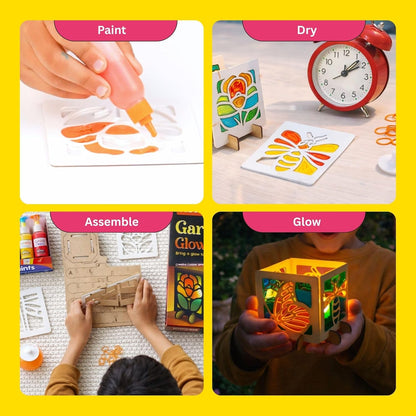Kores Garden Glow Art DIY Lamp Making Kit for Kids (6–14 Years)