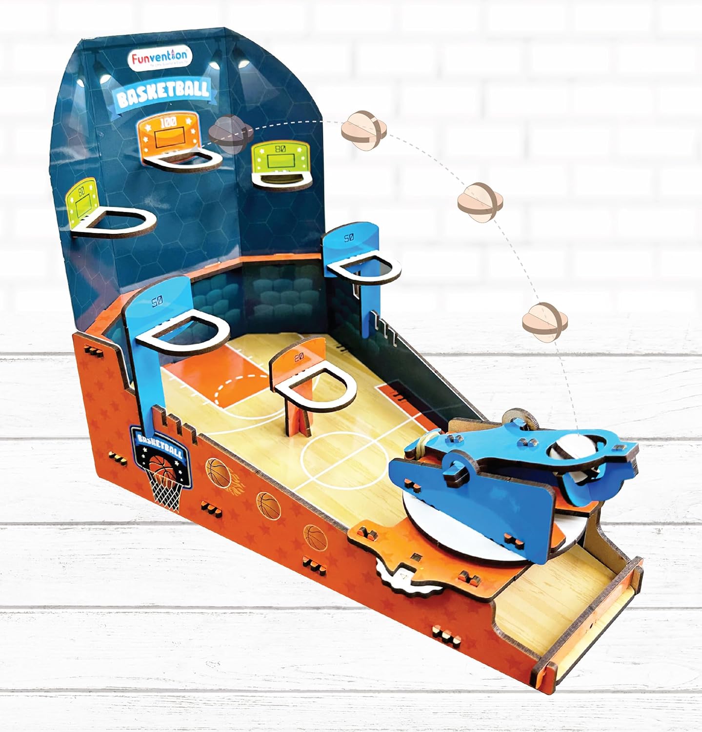 DIY Basketball Mania STEM Learning Toy for Kids