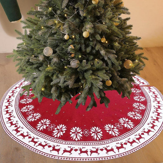 50'' Tree Skirt -to-Cape – Nordic Snowflakes