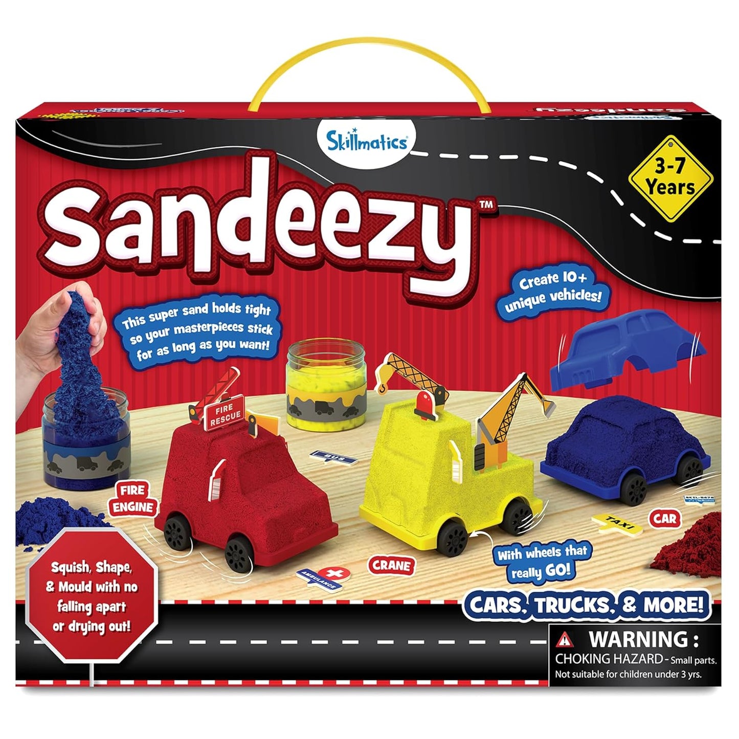Skillmatics Sandeezy Pretend Play Cars, Trucks & More