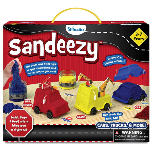 Skillmatics Sandeezy Pretend Play Cars, Trucks & More