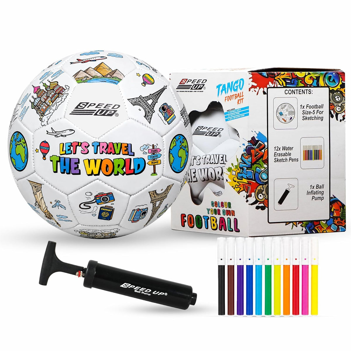 SPEED-UP Paint Your Own Soccer Ball