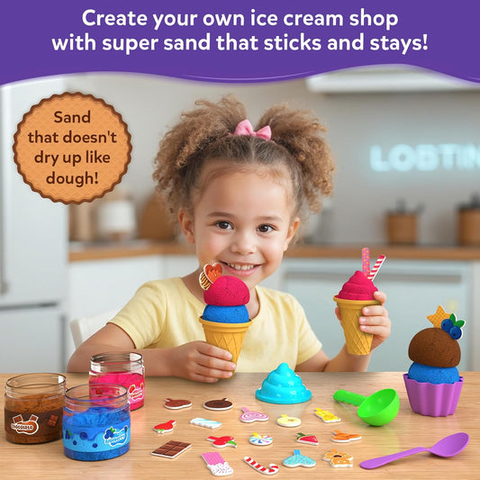 Skillmatics Sandeezy Pretend Play Ice Cream Parlour Set