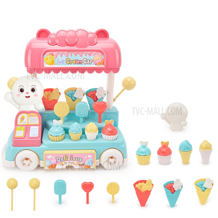 Ice Cream Car Playset for Kids