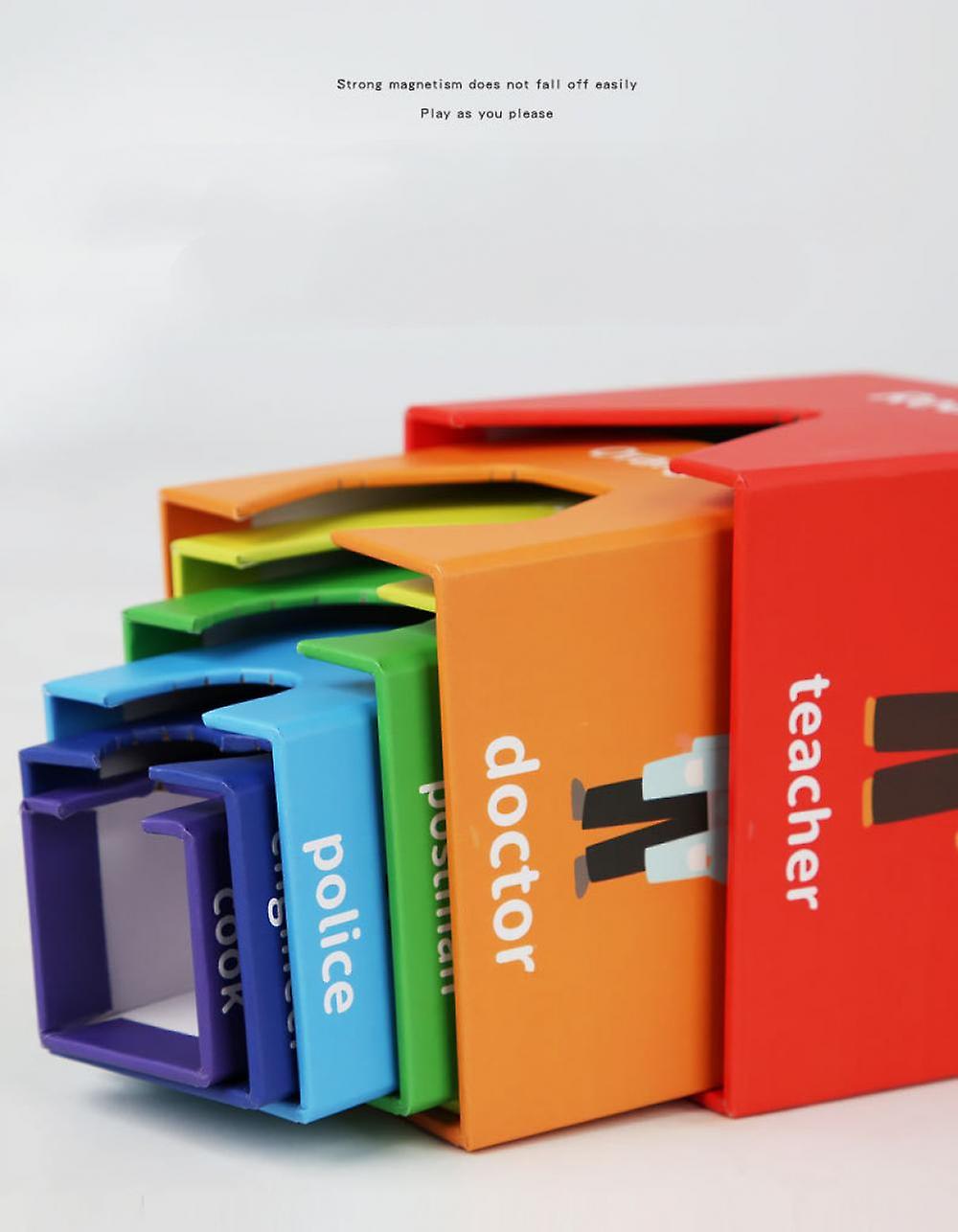 Early Education Montessori Rainbow Number Stacking Learning Box Set