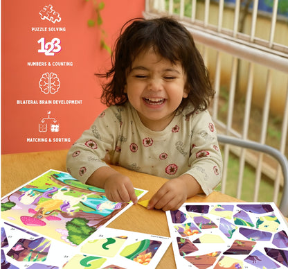 PEPPLAY MOSAIC STICKER BY NUMBER - MAGICAL UNICORN