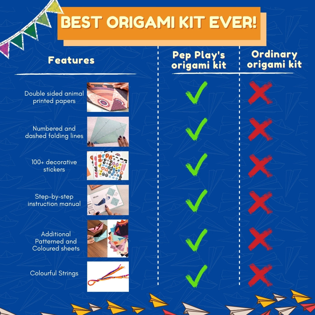 PEPPLAY ORIGAMI ART- ANIMAL KINGDOM