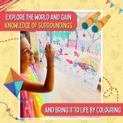 PEPPLAY DOODLE PLACEMATS- FIND & COLOUR