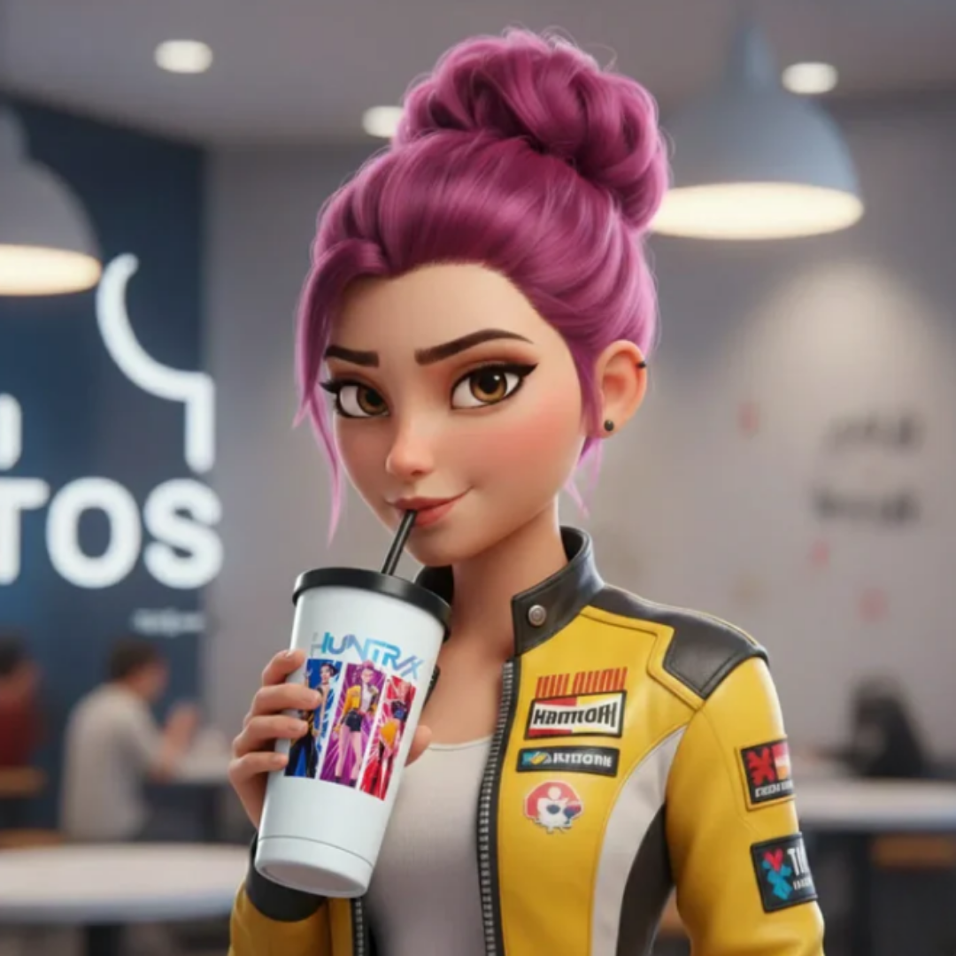 K-Pop Demon 700ml Stainless Steel Tumbler Sipper