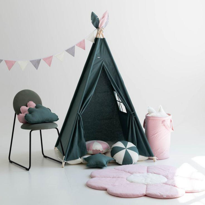 Kid’s Portable Teepee Tents With Cushion