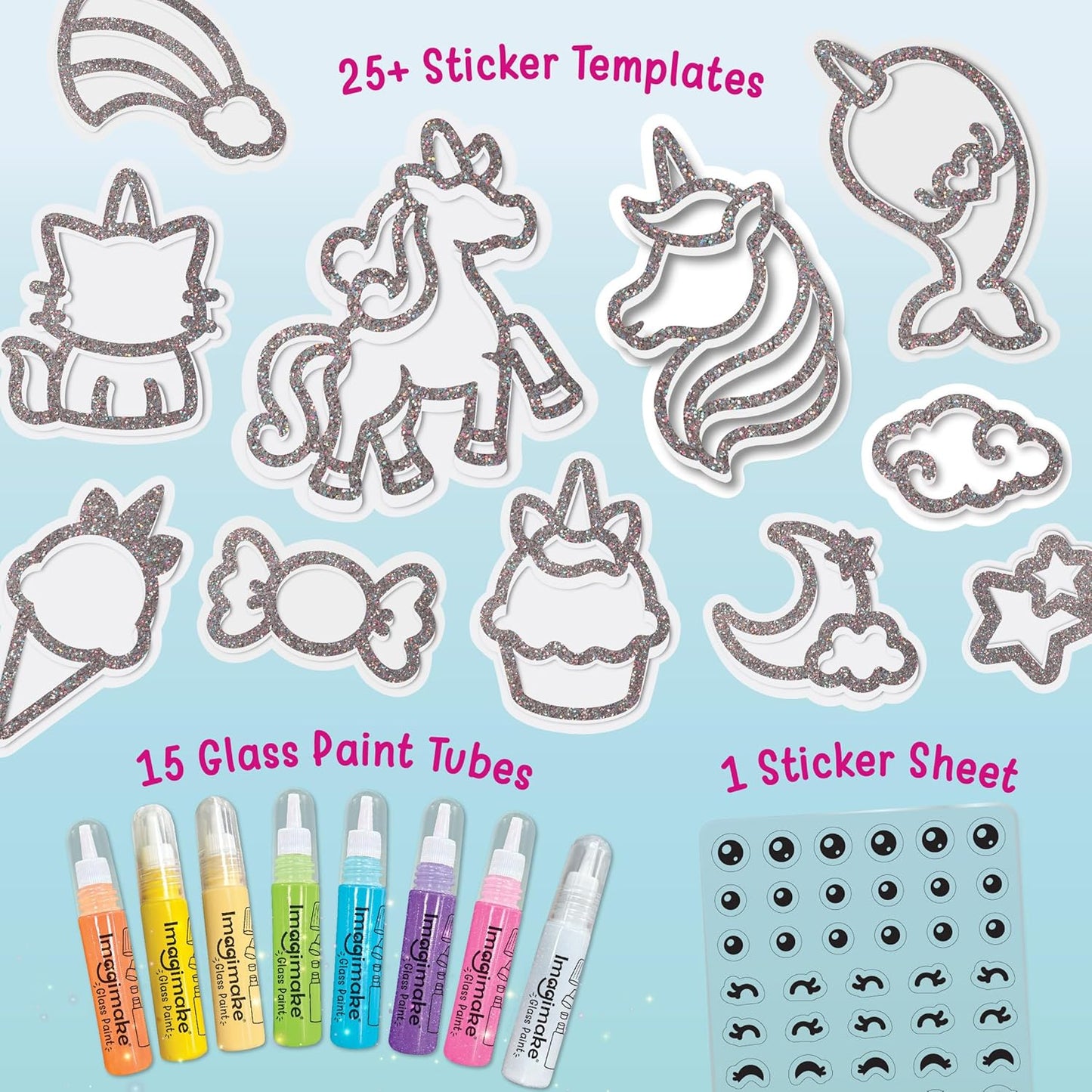 Imagimake DIY Dino Jelly Stickers | 25+ Stickers