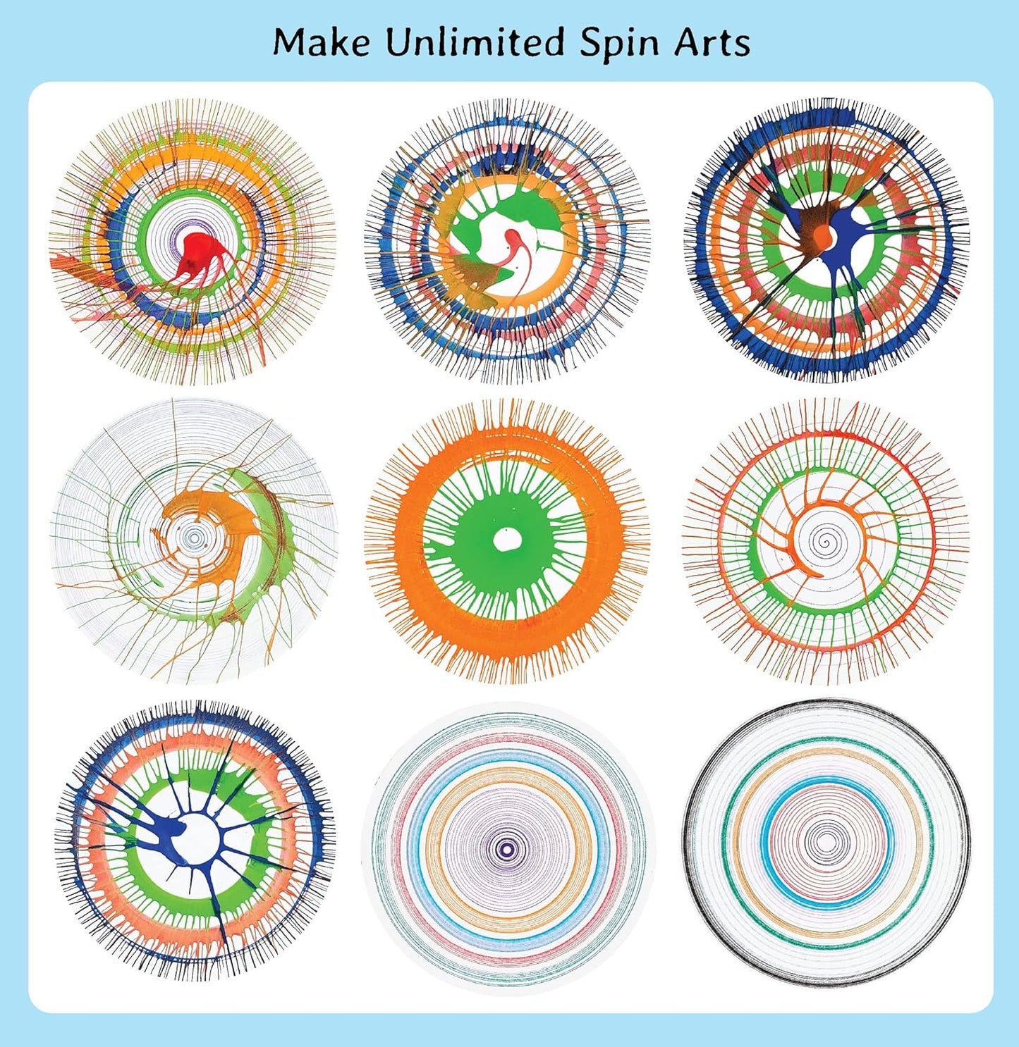 DIY Spin Art Machine & Drawbot Paint Craft Kit