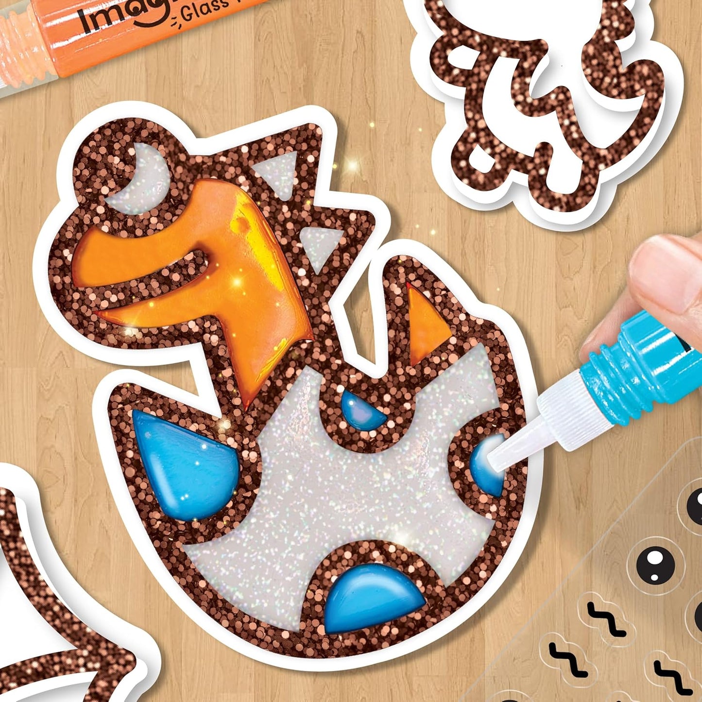 Imagimake DIY Dino Jelly Stickers | 25+ Stickers