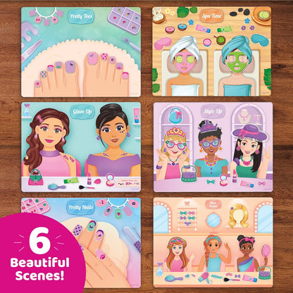 Imagimake Reusable Sticker Fun Hair & Makeup Kit