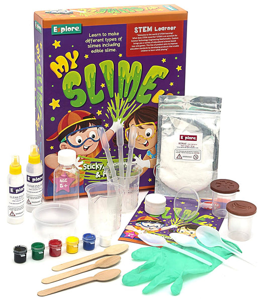 My Slime Lab (Learning & Educational DIY Activity Toy Kit)
