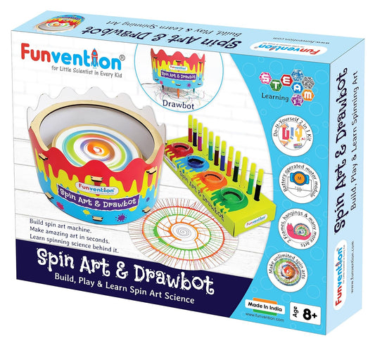DIY Spin Art Machine & Drawbot Paint Craft Kit
