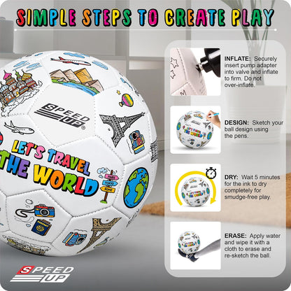 SPEED-UP Paint Your Own Soccer Ball