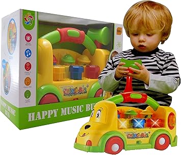 Musical Bus Toy for Kids