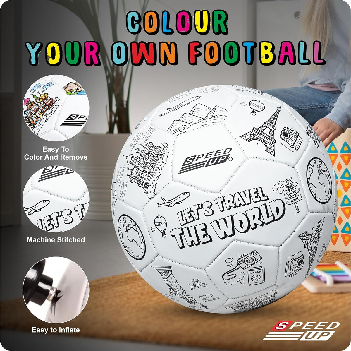 SPEED-UP Paint Your Own Soccer Ball