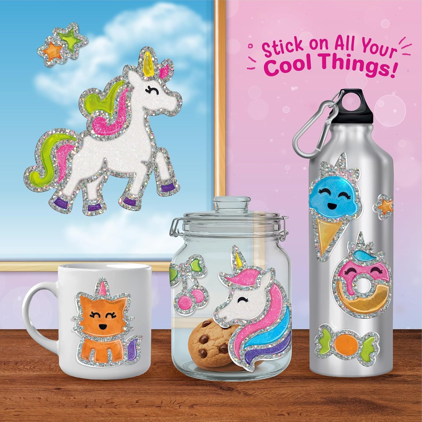 Imagimake DIY Dino Jelly Stickers | 25+ Stickers