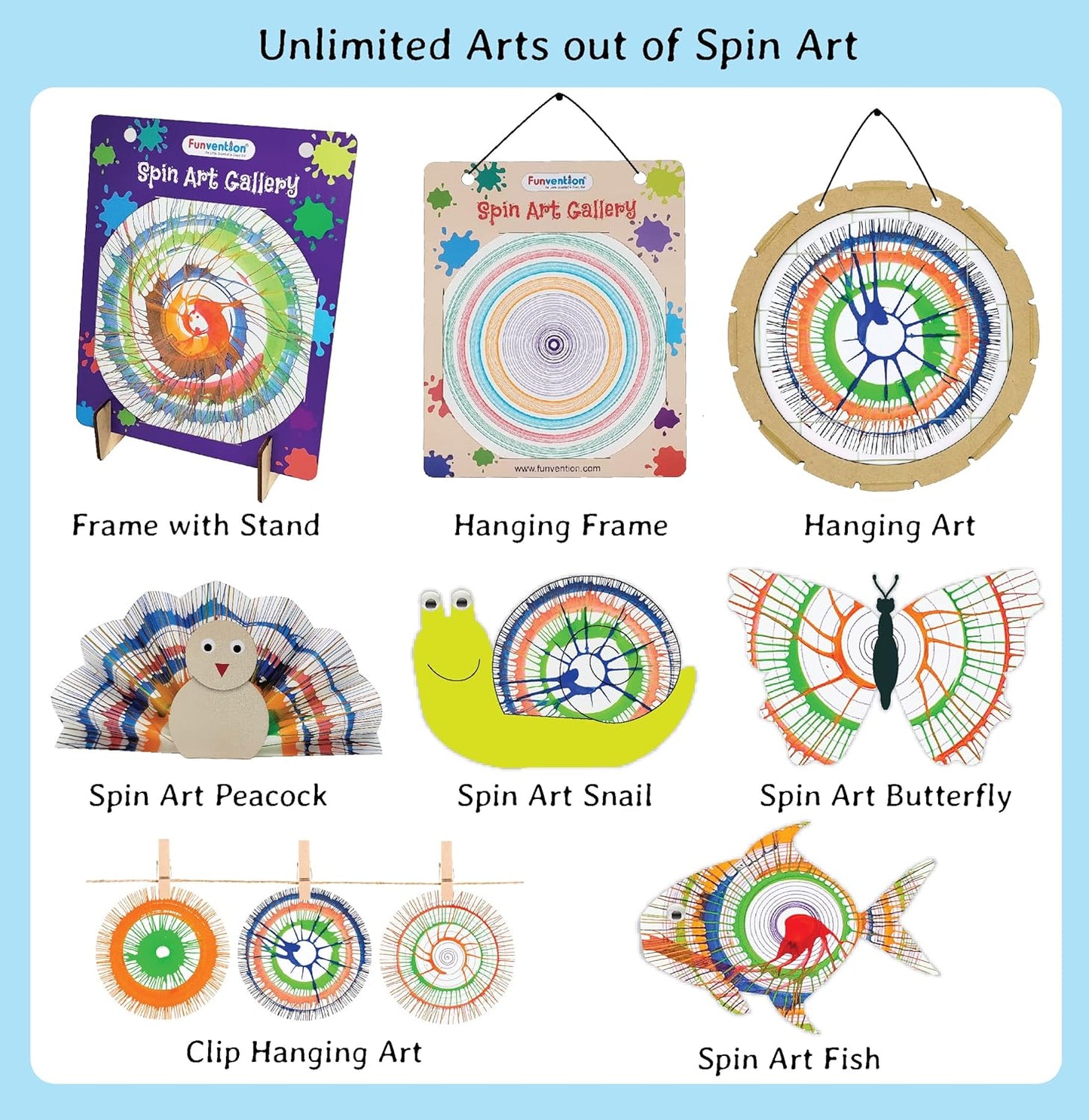 DIY Spin Art Machine & Drawbot Paint Craft Kit