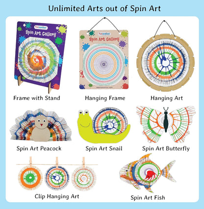 DIY Spin Art Machine & Drawbot Paint Craft Kit