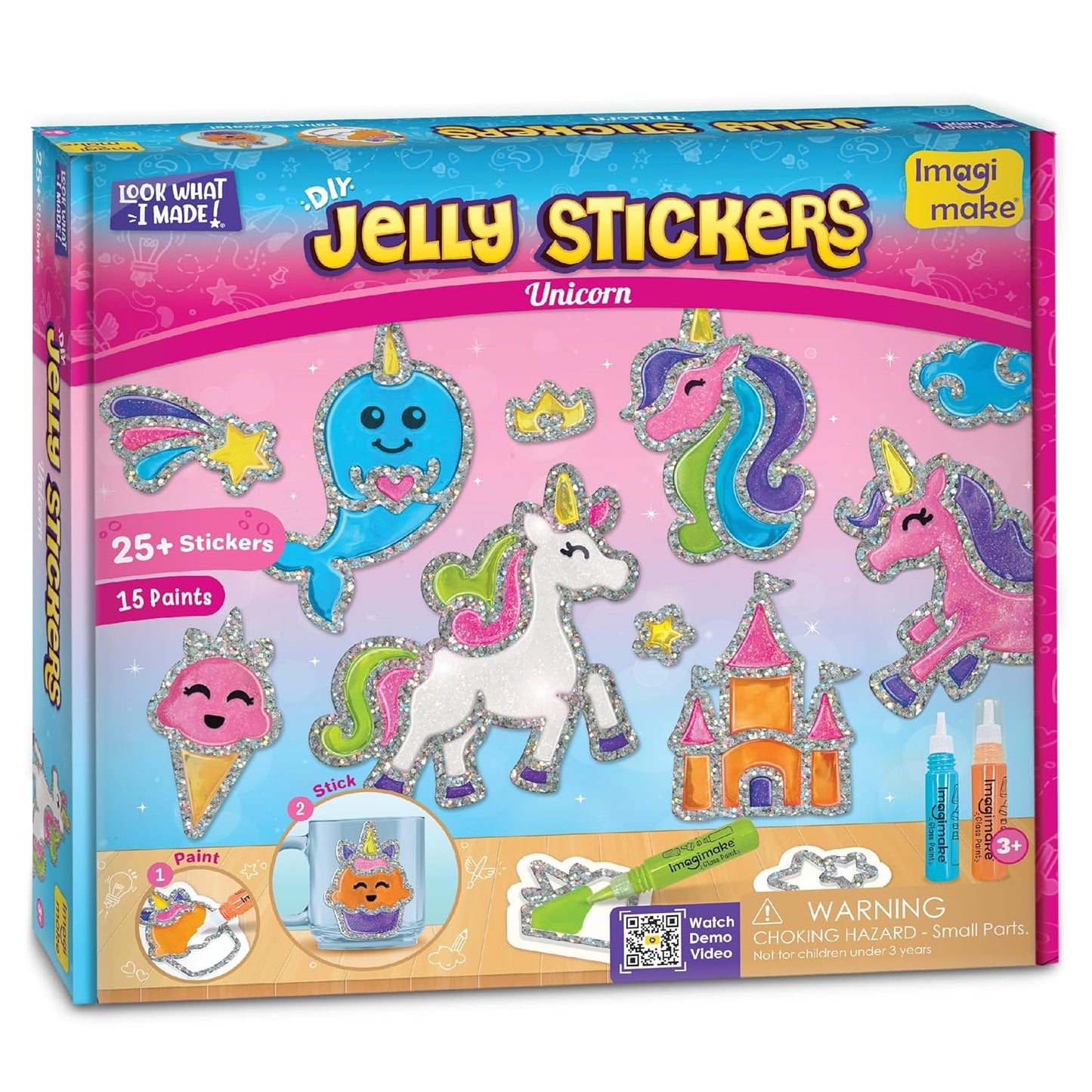 Imagimake DIY Dino Jelly Stickers | 25+ Stickers