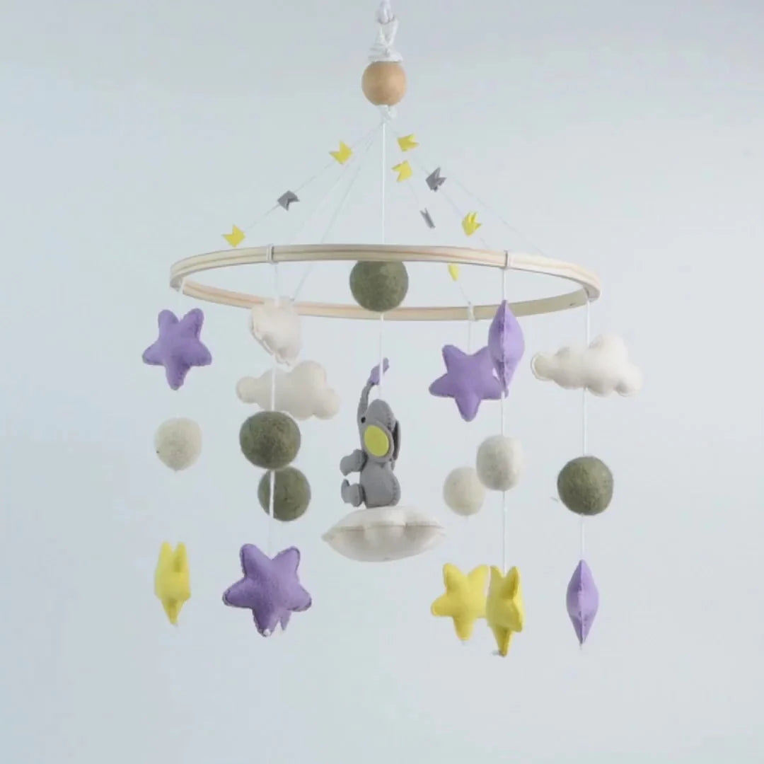 Cot / Crib Mobile - Stargazer Elephant