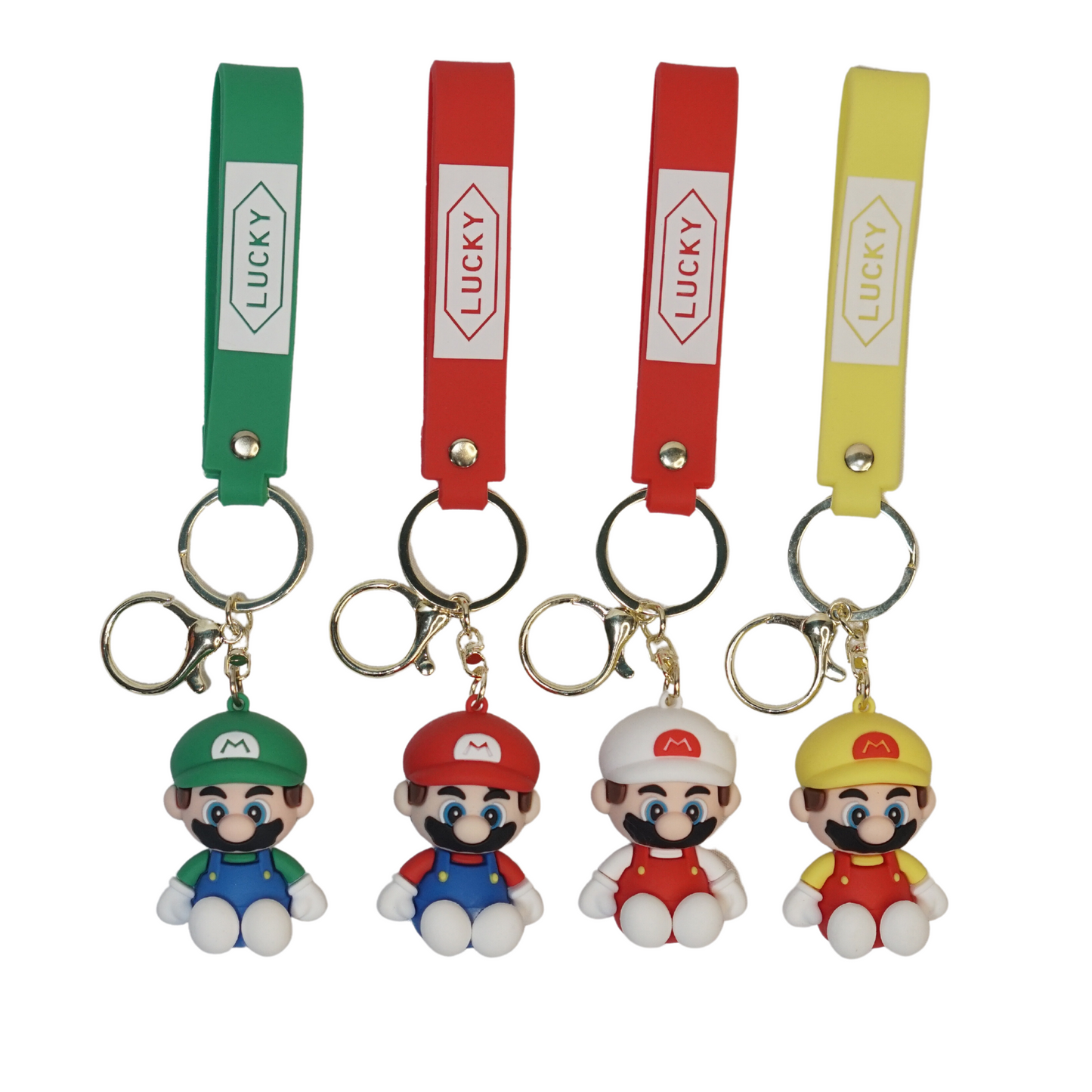 3D Super Mario Keychain Anime Characters