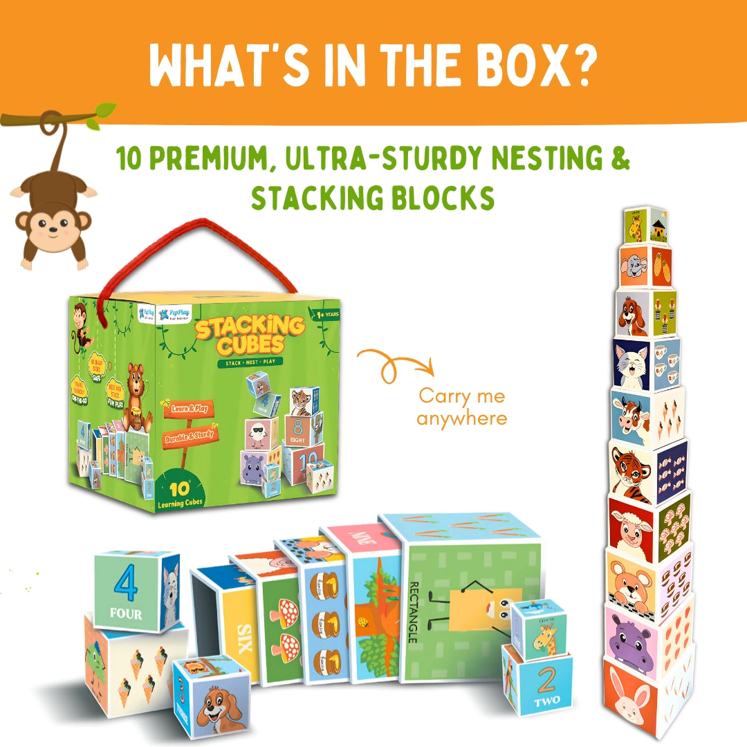 PEPPLAY STACKING & NESTING CUBE