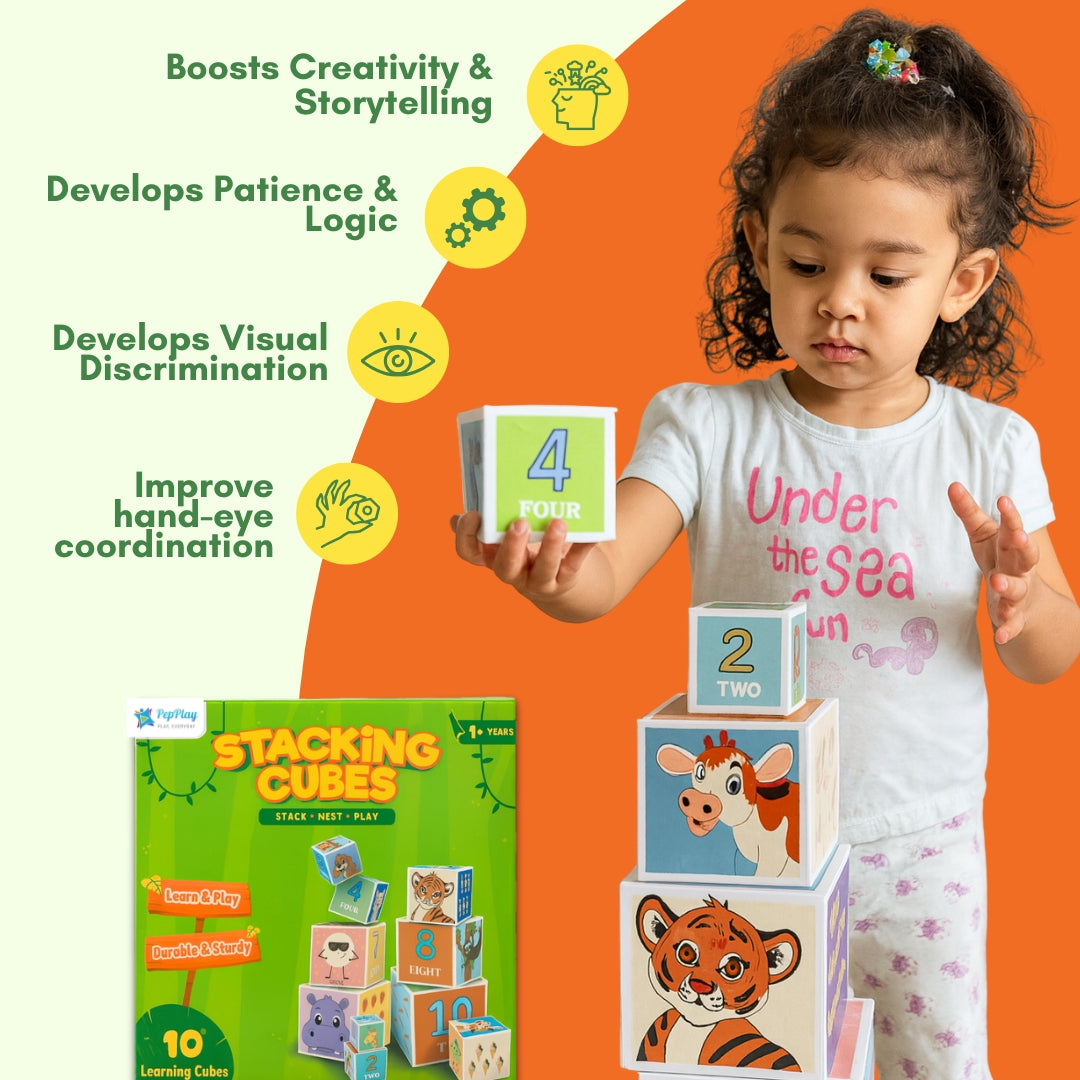PEPPLAY STACKING & NESTING CUBE