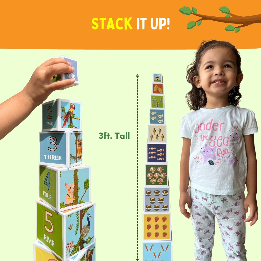 PEPPLAY STACKING & NESTING CUBE
