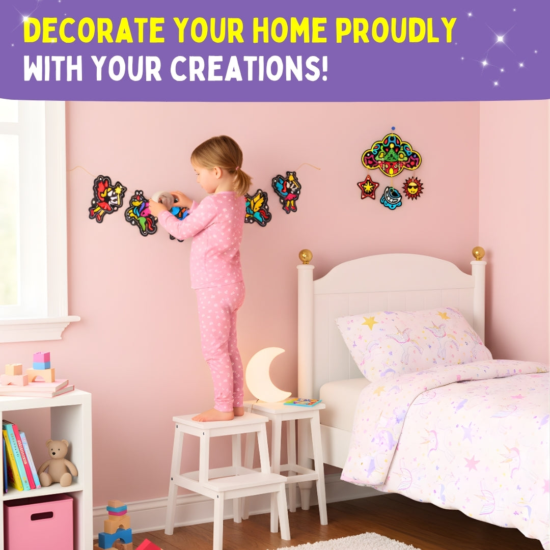 PEPPLAY COLOUR IN VELVET - UNICORN & FAIRIES