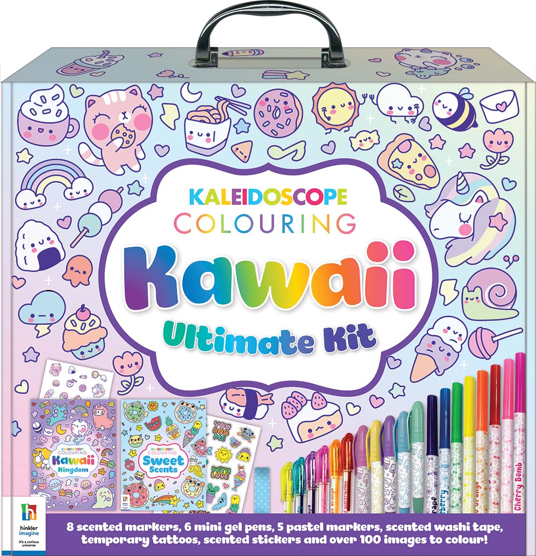 Kaleidoscope Colouring: Kawaii Ultimate Activity Kit